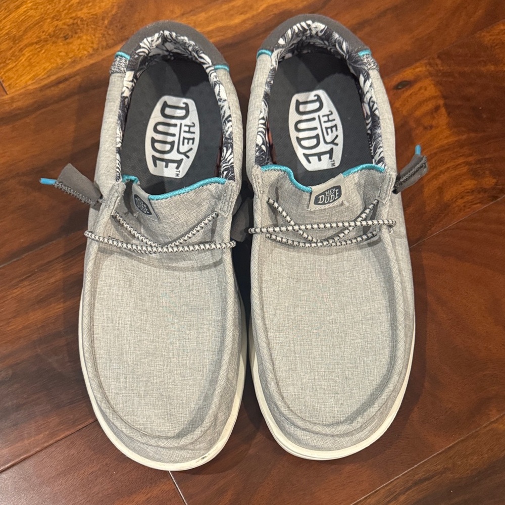 Hey Dude Light Gray Loafers